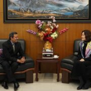 Ambassador Hou Yanqi met President of Nepal-China Friendship Forum Kalyan Sharma